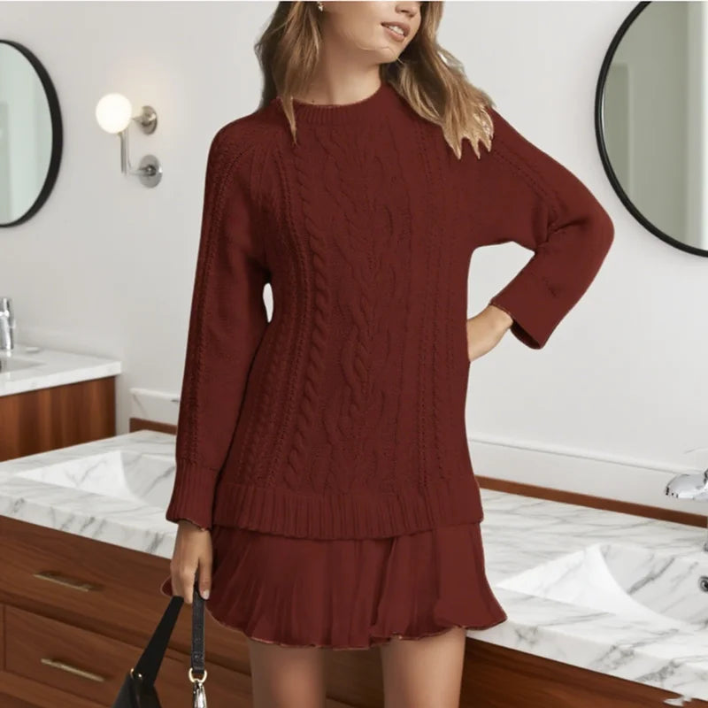 Jenni - Knitted sweater dress