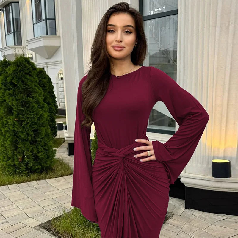 Kennedy - Figure flattering long dress