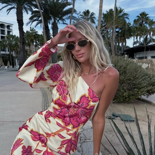 Margo - One shoulder maxi dress