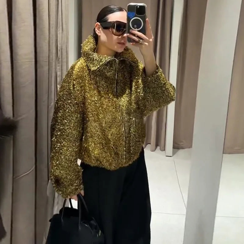 Maren - Sparkling bomber jacket