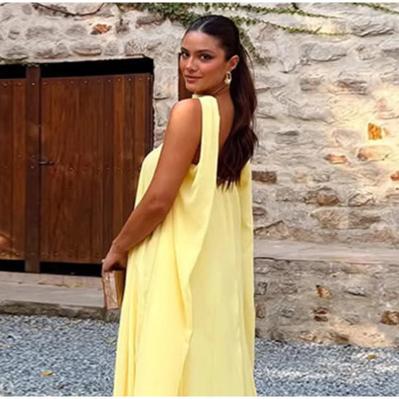 Kerry - Strapless flowing dress
