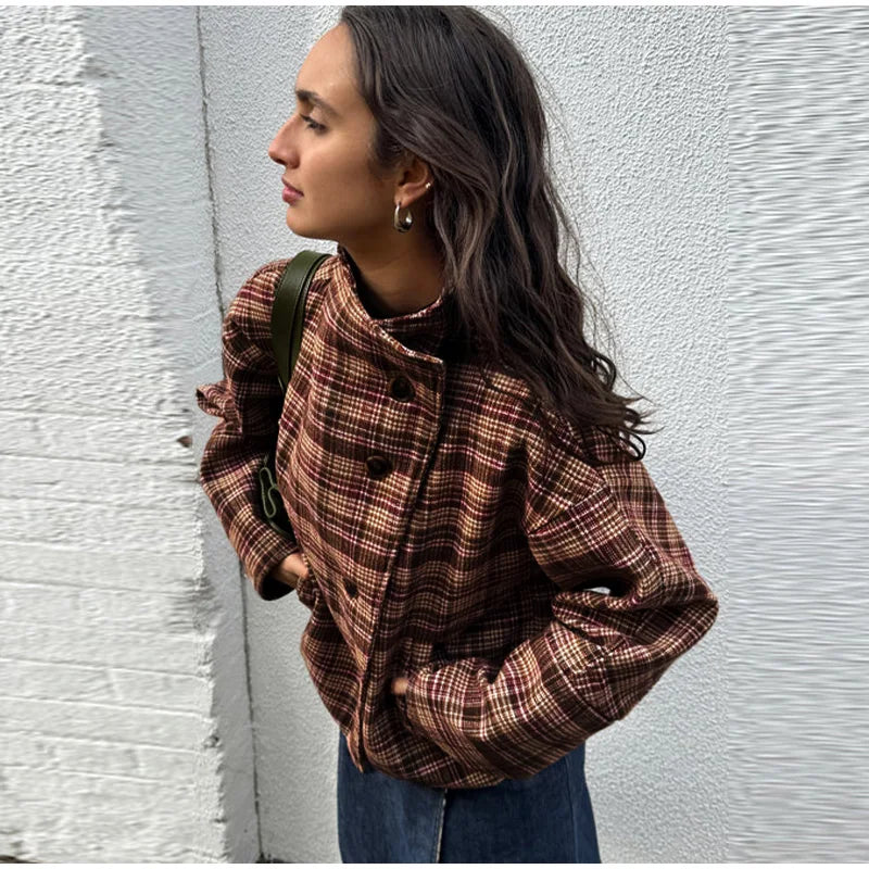 Paisley - High neck fall jacket