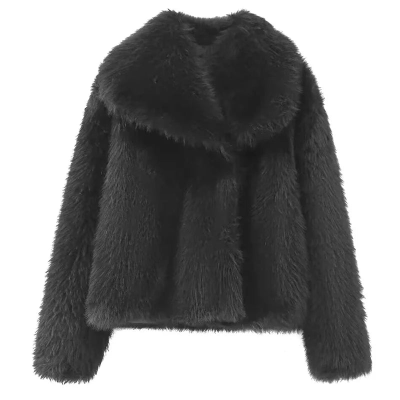 Shira - Elegant faux fur coat