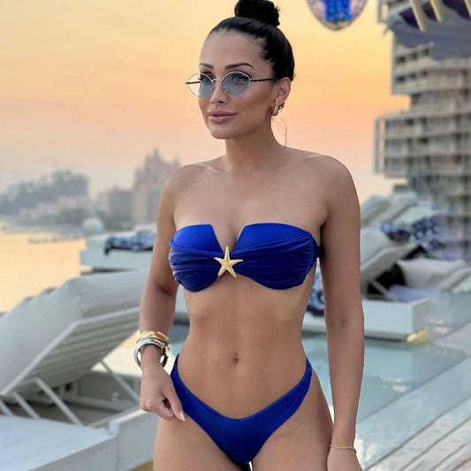 BelleMonte - Bikini with starfish detail
