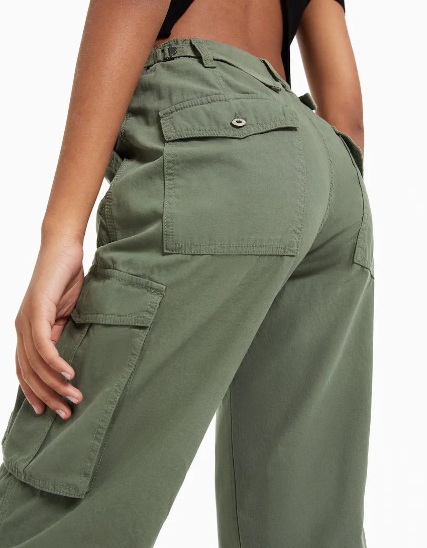 Adjustable Straight Fit Cargo Pants – sundayaffairs