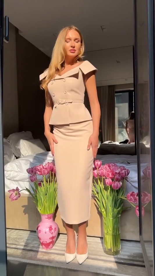 Irina - Off shoulder two piece set