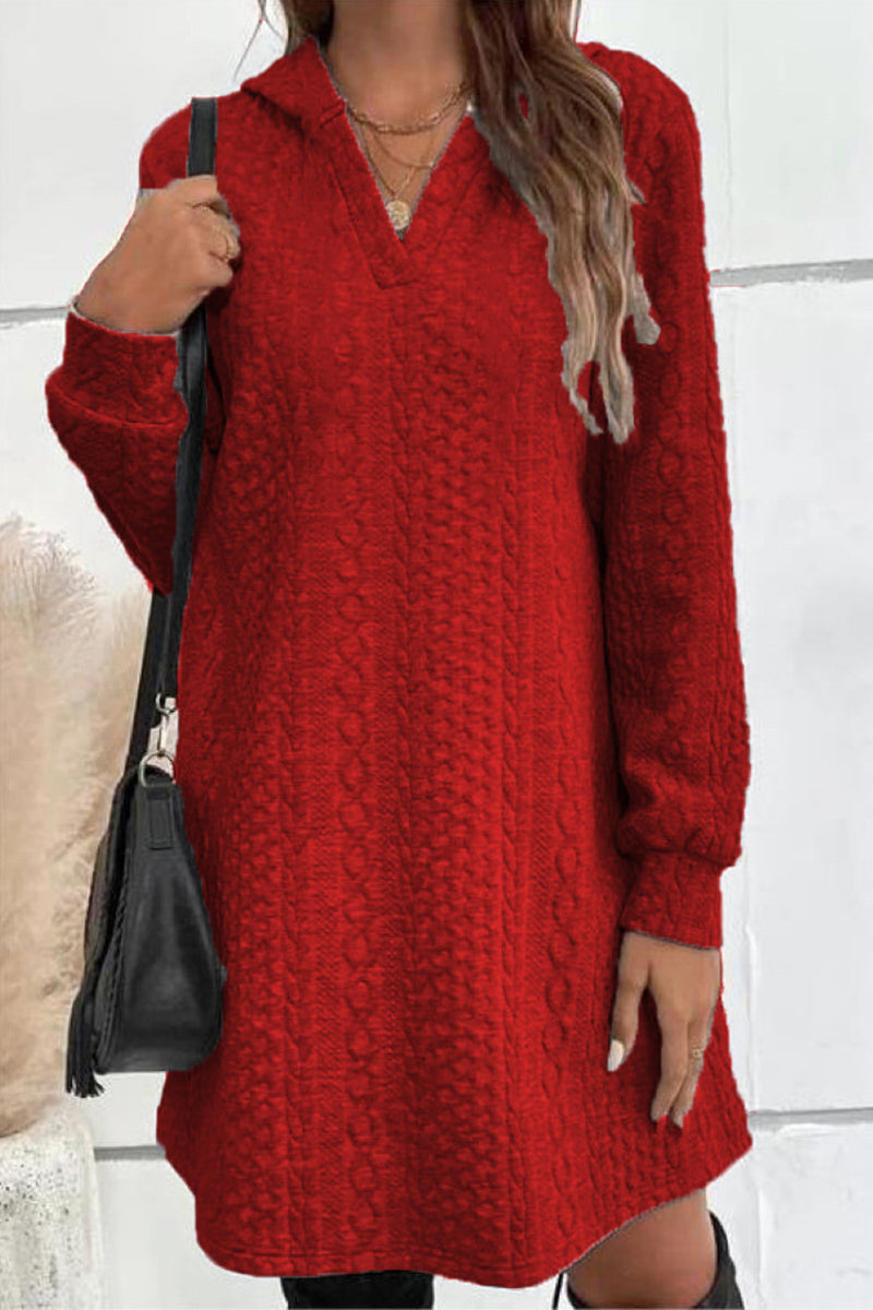 Julianna - Cosy fleece and cotton dress
