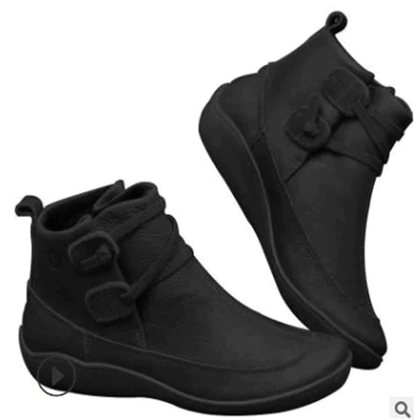 Jane - Casual vintage style short ankle boots for women
