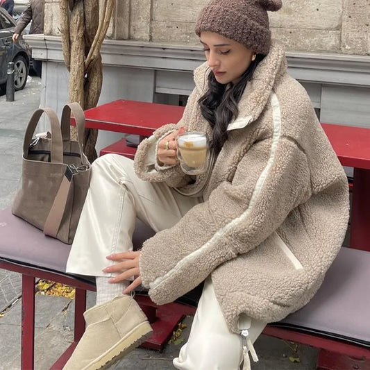 Sherpa - Warm fleece teddy jacket