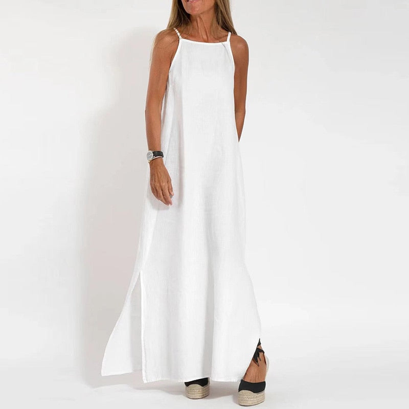 MayaMay™ - Cotton blend elegant dress