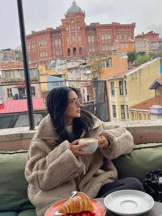 Sherpa - Warm fleece teddy jacket