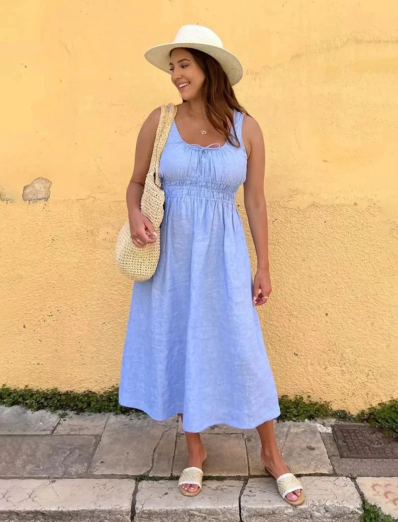 Franscina - Linen summer dress
