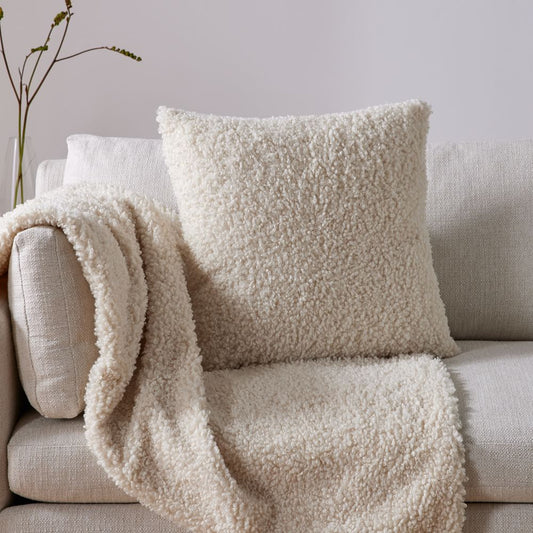 Faux Shearling Cushion Cover