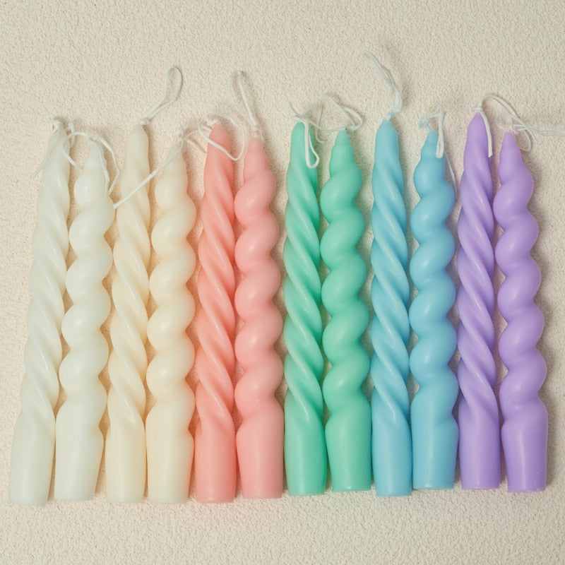 Set of tapered candles